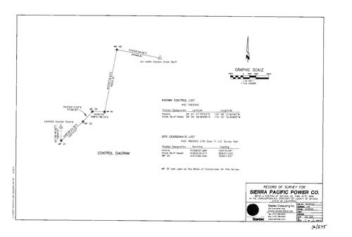 Click to see Record of Survey Book 12, pg. 275 (2001) of Nevada County Recorders Survey Maps Book 12