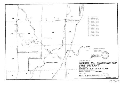 Click to see Record of Survey Book 12, pg. 277 (2001) of Nevada County Recorders Survey Maps Book 12
