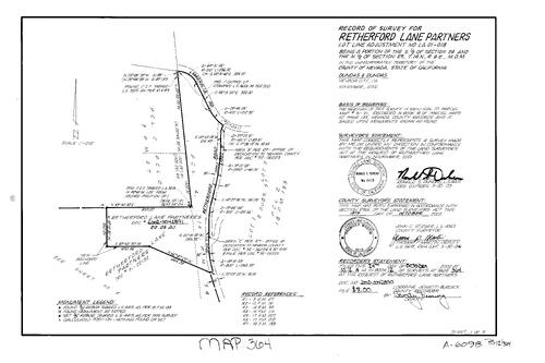 Click to see Record of Survey Book 12, pg. 364 (2002) of Nevada County Recorders Survey Maps Book 12