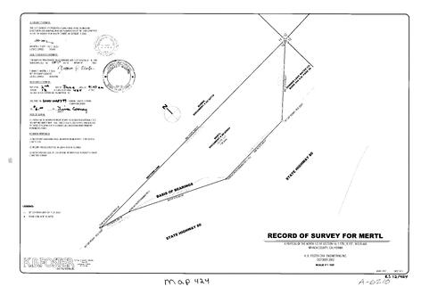 Click to see Record of Survey Book 12, pg. 424 (2003) of Nevada County Recorders Survey Maps Book 12