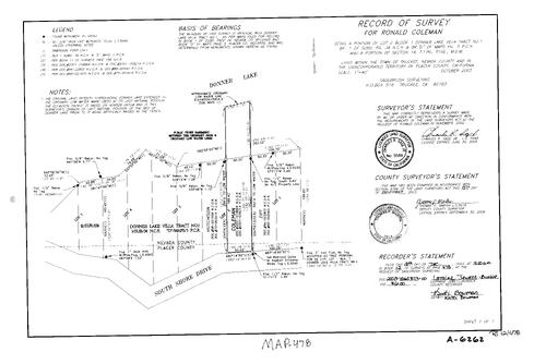 Click to see Record of Survey Book 12, pg. 478 (2003) of Nevada County Recorders Survey Maps Book 12