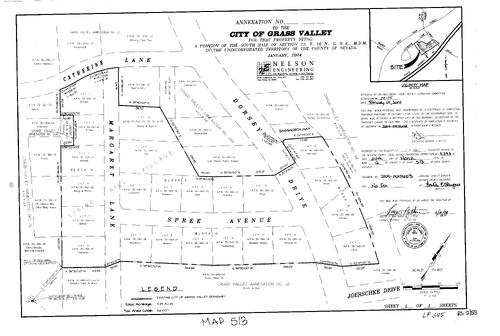 Click to see Record of Survey Book 12, pg. 513 (2004) of Nevada County Recorders Survey Maps Book 12