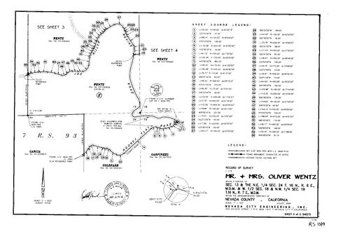 Click to see Record of Survey Book 13, pg. 9 (2004) of Nevada County Recorders Survey Maps Book 13