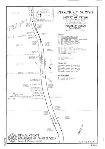 Click to see Record of Survey Book 13, pg. 90 (2005) of Nevada County Recorders Survey Maps Book 13