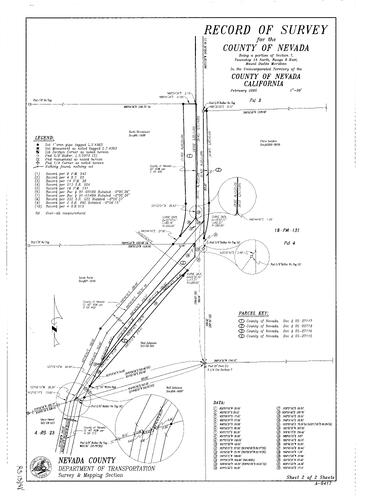 Click to see Record of Survey Book 13, pg. 198 (2006) of Nevada County Recorders Survey Maps Book 13
