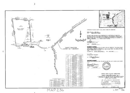 Click to see Record of Survey Book 13, pg. 236 (2006) of Nevada County Recorders Survey Maps Book 13