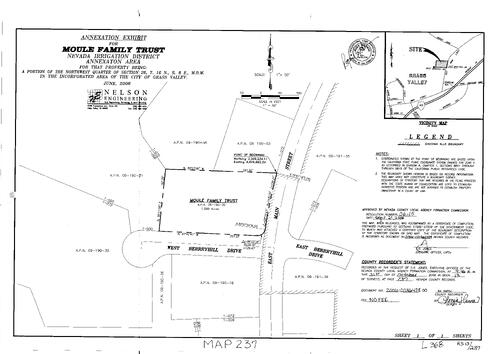Click to see Record of Survey Book 13, pg. 237 (2006) of Nevada County Recorders Survey Maps Book 13