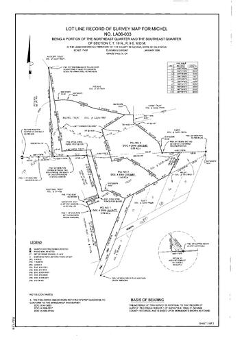 Click to see Record of Survey Book 14, pg. 012 (2008) of Nevada County Recorders Survey Maps Book 14