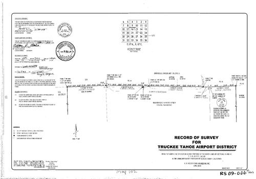 Click to see Record of Survey Book 14, pg. 102 (2009) of Nevada County Recorders Survey Maps Book 14