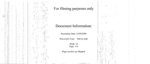 Click to see Survey Map Book 14, pg. 116 of Nevada County Recorders Survey Maps Book 14