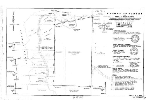 Click to see Record of Survey Book 14, pg. 129 (2010) of Nevada County Recorders Survey Maps Book 14