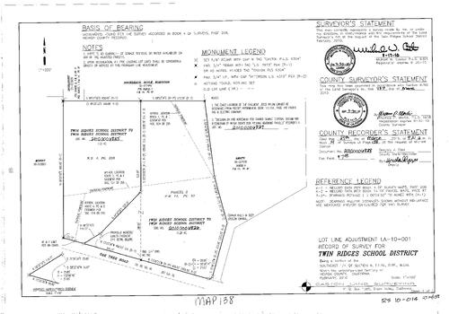 Click to see Record of Survey Book 14, pg. 138 (2010) of Nevada County Recorders Survey Maps Book 14