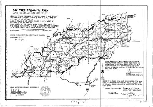 Click to see Record of Survey Book 14, pg. 165 (2010) of Nevada County Recorders Survey Maps Book 14