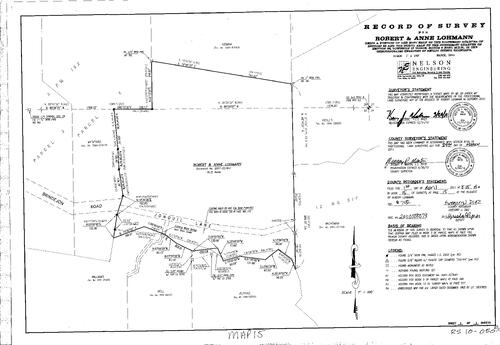 Click to see Record of Survey Book 15, pg. 015 (2011) of Nevada County Recorders Survey Maps Book 15