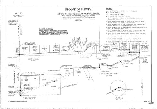 Click to see Record of Survey Book 15, pg. 016 (2011) of Nevada County Recorders Survey Maps Book 15