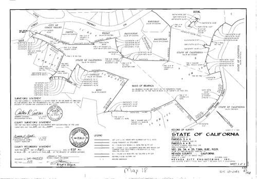 Click to see Record of Survey Book 15, pg. 018 (2011) of Nevada County Recorders Survey Maps Book 15