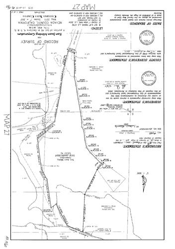Click to see Record of Survey Book 15, pg. 27 (2011) of Nevada County Recorders Survey Maps Book 15