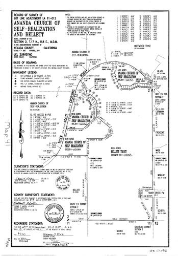Click to see Record of Survey Book 15, pg. 41 (2011) of Nevada County Recorders Survey Maps Book 15