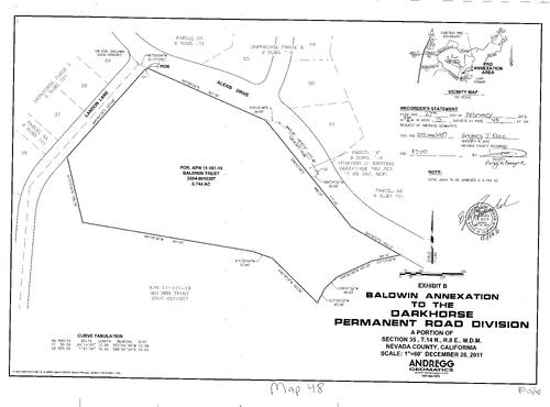 Click to see Record of Survey Book 15, pg. 48 (2012) of Nevada County Recorders Survey Maps Book 15