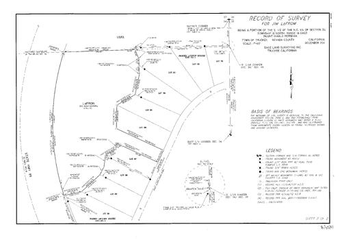 Click to see Record of Survey Book 15, pg. 51 (2012) of Nevada County Recorders Survey Maps Book 15