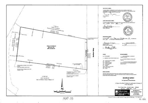 Click to see Record of Survey Book 15, pg. 53 (2012) of Nevada County Recorders Survey Maps Book 15
