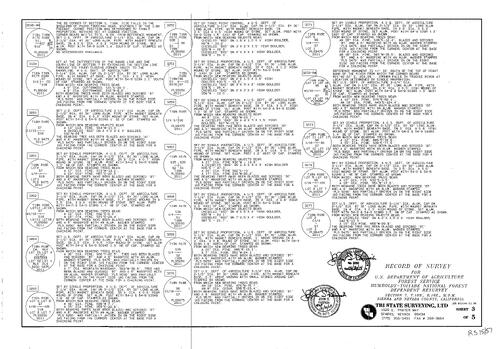 Click to see Record of Survey Book 15, pg. 57 (2012) of Nevada County Recorders Survey Maps Book 15