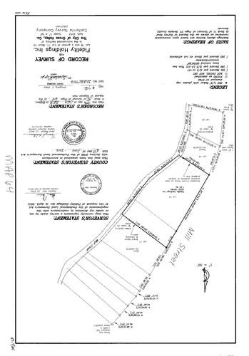 Click to see Record of Survey Book 15, pg. 64 (2012) of Nevada County Recorders Survey Maps Book 15
