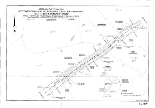 Click to see Record of Survey Book 15, pg. 80 (2012) of Nevada County Recorders Survey Maps Book 15