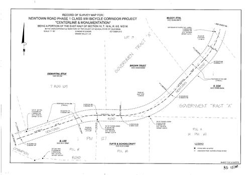Click to see Record of Survey Book 15, pg. 80 (2012) of Nevada County Recorders Survey Maps Book 15