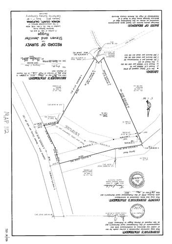 Click to see Record of Survey Book 15, pg. 112 (2013) of Nevada County Recorders Survey Maps Book 15