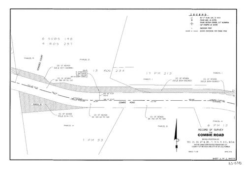 Click to see Record of Survey Book 15, pg. 183 (2014) of Nevada County Recorders Survey Maps Book 15