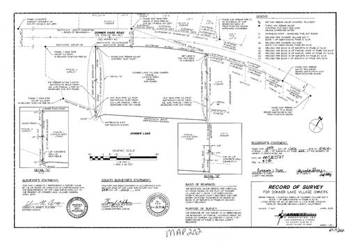 Click to see Record of Survey Book 15, pg. 202 (2015) of Nevada County Recorders Survey Maps Book 15