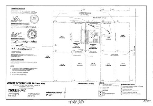 Click to see Record of Survey Book 15, pg. 206 (2015) of Nevada County Recorders Survey Maps Book 15