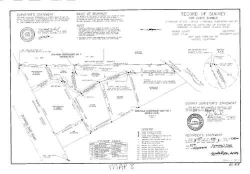 Click to see Record of Survey Book 16, pg. 8 (2016) of Nevada County Recorders Survey Maps Book 16