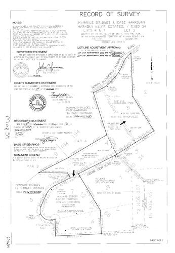 Click to see Record of Survey Book 16, pg. 054 (2016) of Nevada County Recorders Survey Maps Book 16