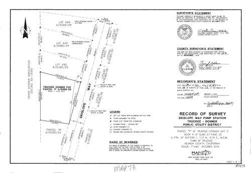 Click to see Record of Survey Book 16, pg. 073 (2016) of Nevada County Recorders Survey Maps Book 16