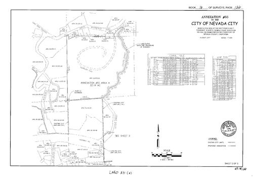 Click to see Survey Map Book 16, pg. 122 of Nevada County Recorders Survey Maps Book 16