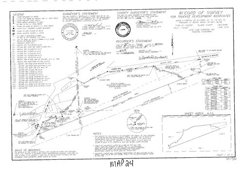 Click to see Record of Survey Book 17, pg. 24 (2018) of Nevada County Recorders Survey Maps Book 17