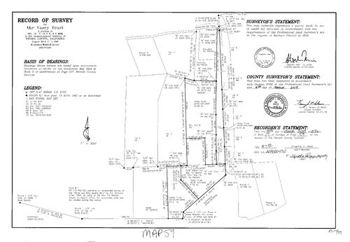 Click to see Record of Survey Book 17, pg. 59 of Nevada County Recorders Survey Maps Book 17