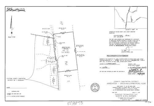 Click to see Survey 17, pg. 73 (2019) of Nevada County Recorders Survey Maps Book 17