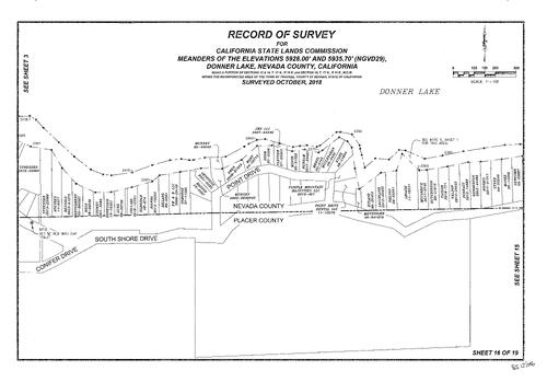Click to see Record of Survey, Book 17, pg. 106, 2020 of Nevada County Recorders Survey Maps Book 17