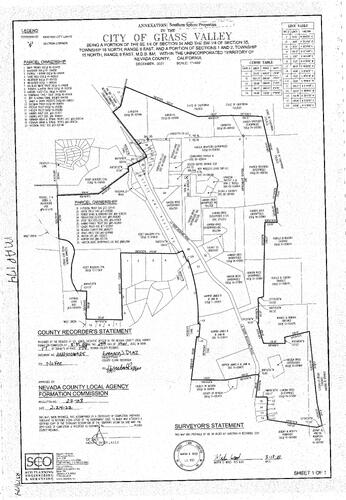 Click to see Record of Survey Book 17, pg. 174 (2022) of Nevada County Recorders Survey Maps Book 17