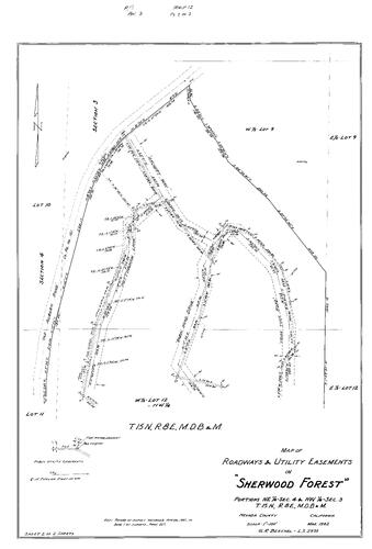 Click to see Record of Survey Book 2, pg. 12 (1962) of Nevada County Recorders Survey Maps Book 2