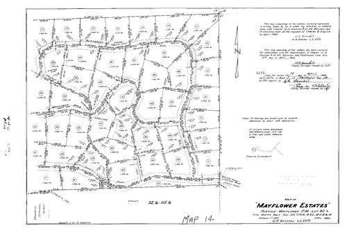 Click to see Record of Survey Book 2, pg. 14 (1962) of Nevada County Recorders Survey Maps Book 2