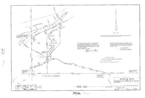 Click to see Record of Survey Book 2, pg. 17 (1962) of Nevada County Recorders Survey Maps Book 2