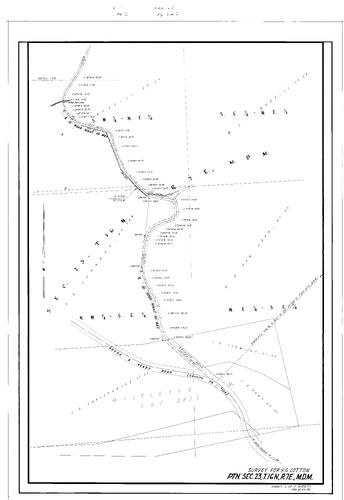 Click to see Record of Survey Book 2, pg. 25 (1963) of Nevada County Recorders Survey Maps Book 2