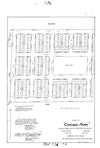 Click to see Record of Survey Book 2, pg. 31 (1963) of Nevada County Recorders Survey Maps Book 2