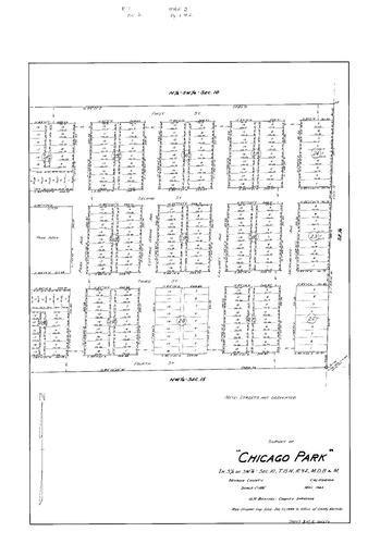 Click to see Record of Survey Book 2, pg. 31 (1963) of Nevada County Recorders Survey Maps Book 2