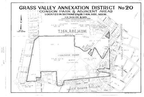Click to see Record of Survey Book 2, pg. 34 (1963) of Nevada County Recorders Survey Maps Book 2