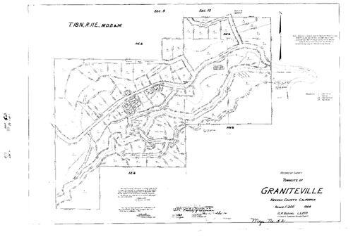 Click to see Survey Book 2, pg. 52 (1965) of Nevada County Recorders Survey Maps Book 2
